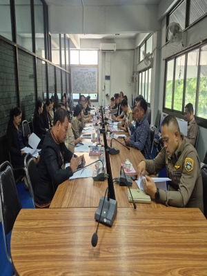 เข้าร่วมประชุมเพื่อเตรียมการจัดงานบุญกุ้มข้าวใหญ่อำเภอยางสีสุราช ประจำปี พ.ศ 2568