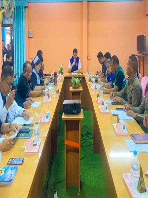 เข้าร่วมประชุมโครงการปกป้องและเชิดชูสถาบันพระมหากษัติย์และหน่วยบำบัดทุกข์ บำรุงสุข สร้างรอยยิ้มให้ประชาชนจังหวัดมหาสารคาม (จังหวัดเคลื่อนที่) ประจำปี 2569 